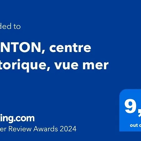 Апартаменти Menton, Centre Historique, Vue