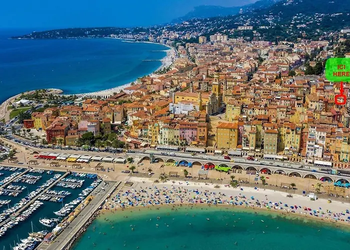 Menton, Centre Historique, Vue Apartamento