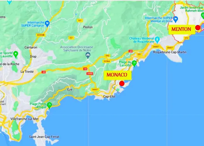 Menton, Centre Historique, Vue Апартаменти *